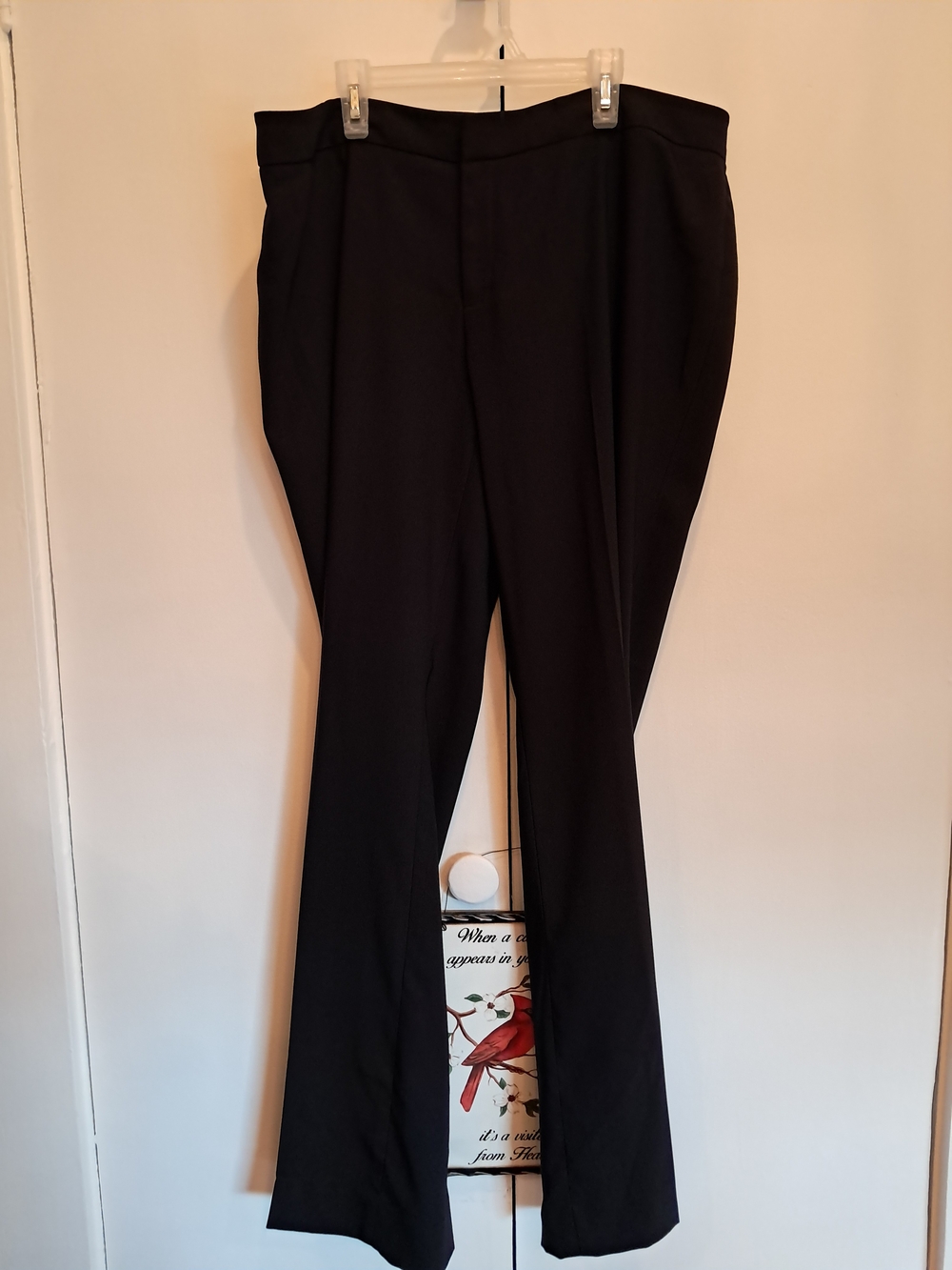 Doncaster Black Straight-Leg Dress Trousers